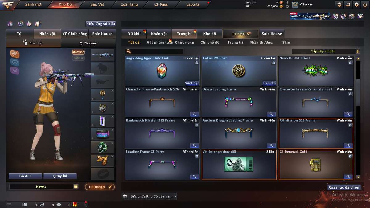 shop acc cf uy tin gia re